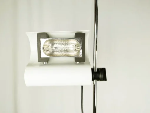 Best Pamono 333 Dim Floor Lamp in Chrome Plated & White Metal by Magistretti for Oluce, 1975