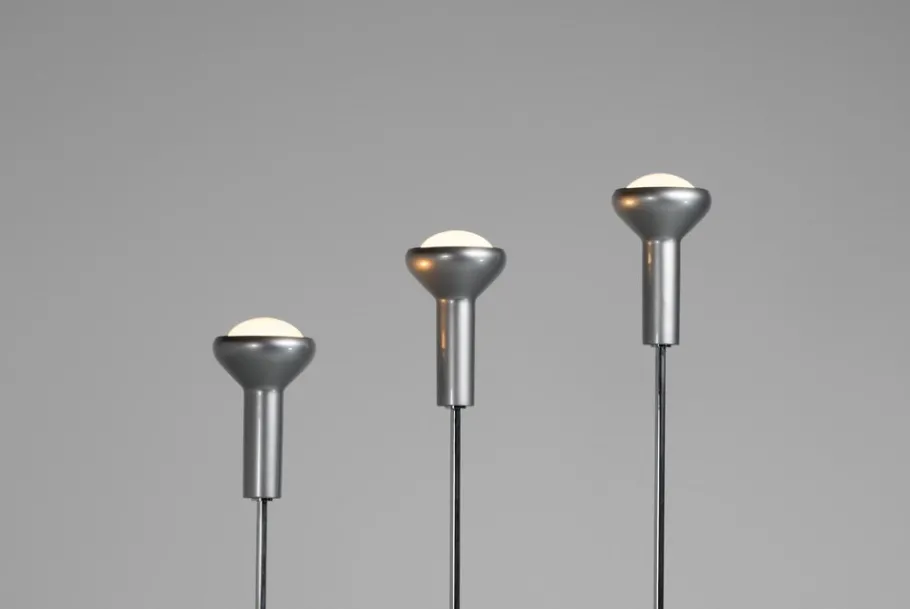 Best Pamono 1073 Floor Lamps attributed to Gino Sarfatti for Arteluce, Italy, 1956, Set of 3