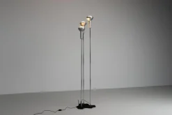 Best Pamono 1073 Floor Lamps attributed to Gino Sarfatti for Arteluce, Italy, 1956, Set of 3