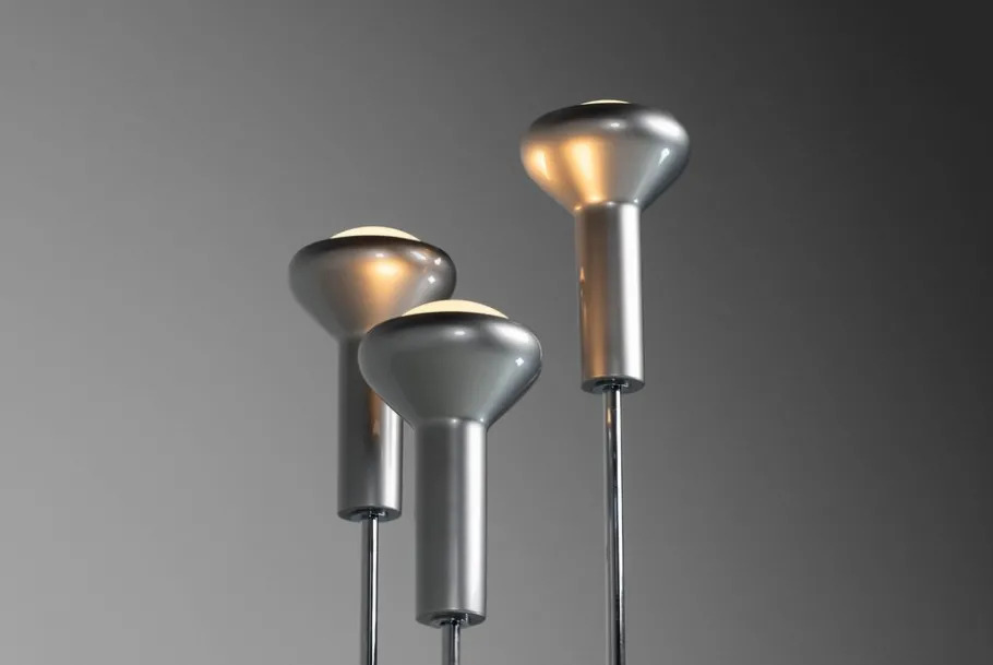 Best Pamono 1073 Floor Lamps attributed to Gino Sarfatti for Arteluce, Italy, 1956, Set of 3