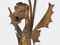Sale Pamono 2 -Light Gilded Bronze Dragon Wall Light