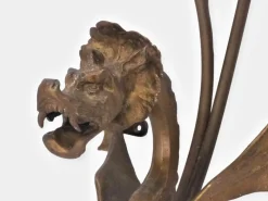 Sale Pamono 2 -Light Gilded Bronze Dragon Wall Light