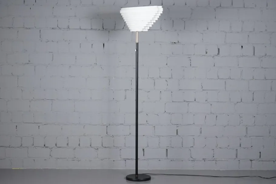 New Pamono A805 Angel Wing Floor Lamp by Alvar Aalto for Valaistustyö, 1950s