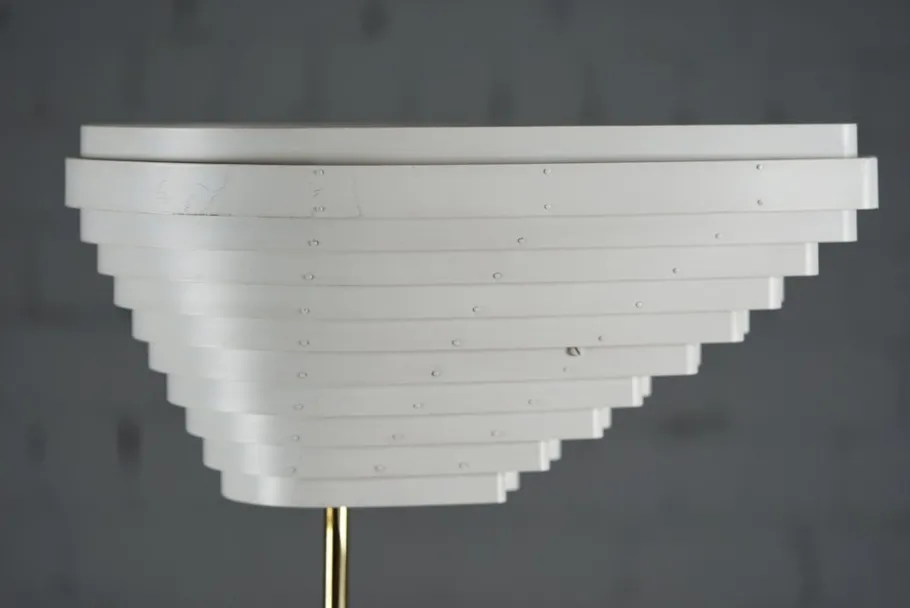 New Pamono A805 Angel Wing Floor Lamp by Alvar Aalto for Valaistustyö, 1950s