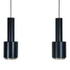 Online Pamono A110 Hand Grenade Hanging Lamps in Black with Brass Details by Alvar Aalto for Artek, Set of 2