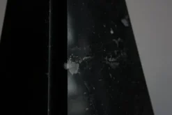 Pamono Abat Jour Table Lamp in Black Marble by Cini Boeri for Arteluce, 1970s