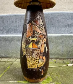 Clearance Pamono Abstract The All-Seeing Eye Masterpiece Floor Lamp by Marian Zawadzki for Tilgmans, Sweden, 1966