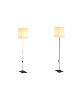 Discount Pamono ACIER II Floor Lamps by Christian Liaigre, Set of 2