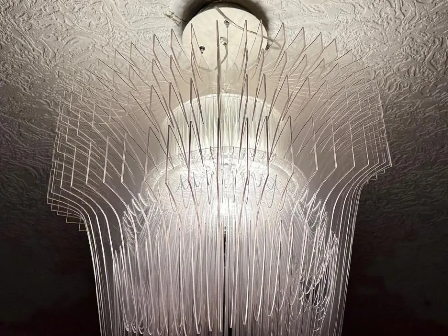 Hot Pamono Acrylic Chandelier by Zaha Hadid