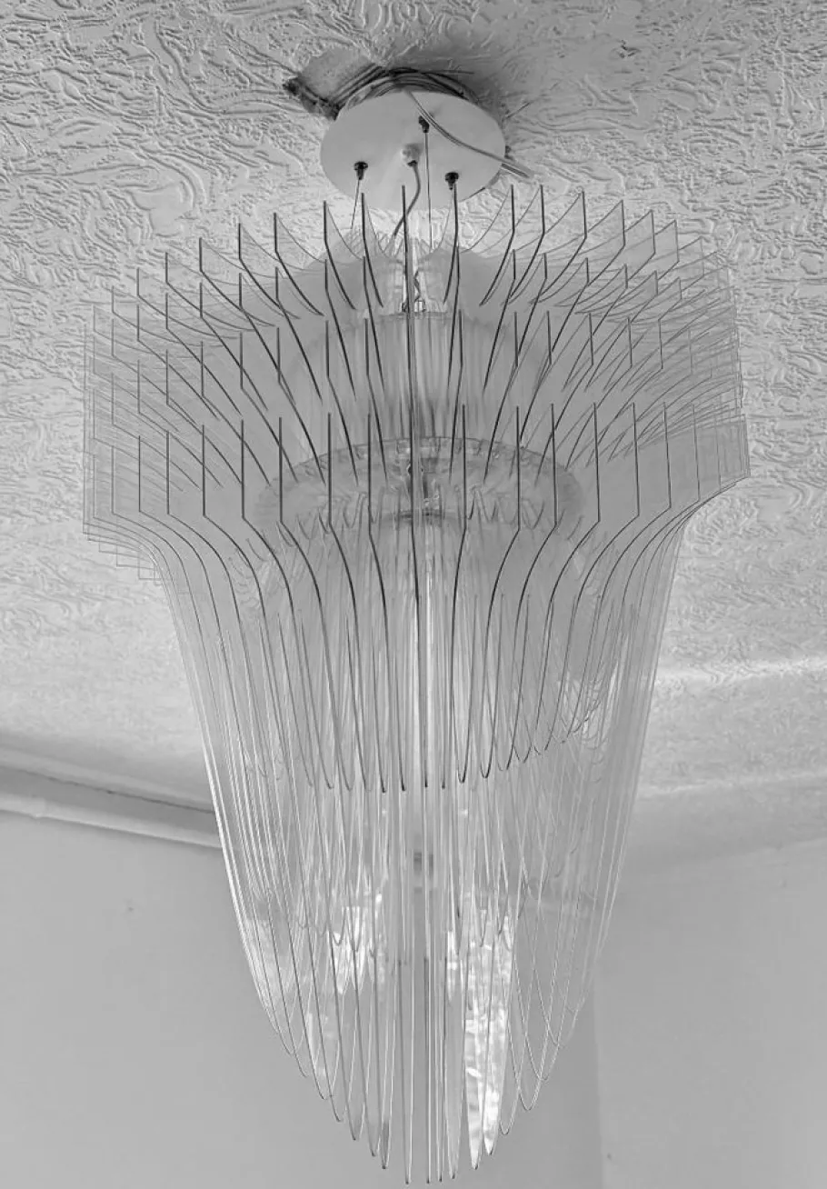 Hot Pamono Acrylic Chandelier by Zaha Hadid
