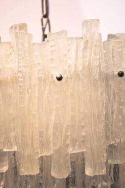 Clearance Pamono Acrylic Glass Chandelier in the Style of Kalmar