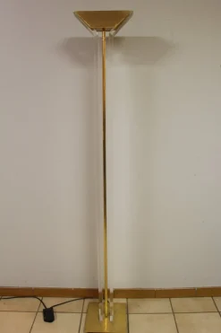 Discount Pamono Acrylic Glass Floor Lamp, 1980s