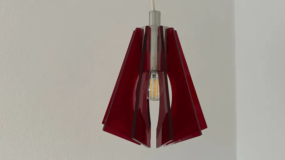 Best Pamono Acrylic Glass Lamp by Erich Klemm for Aka Electric, 1970s