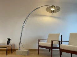 Pamono Adjustable Arc Lamp, Italy, 1960s