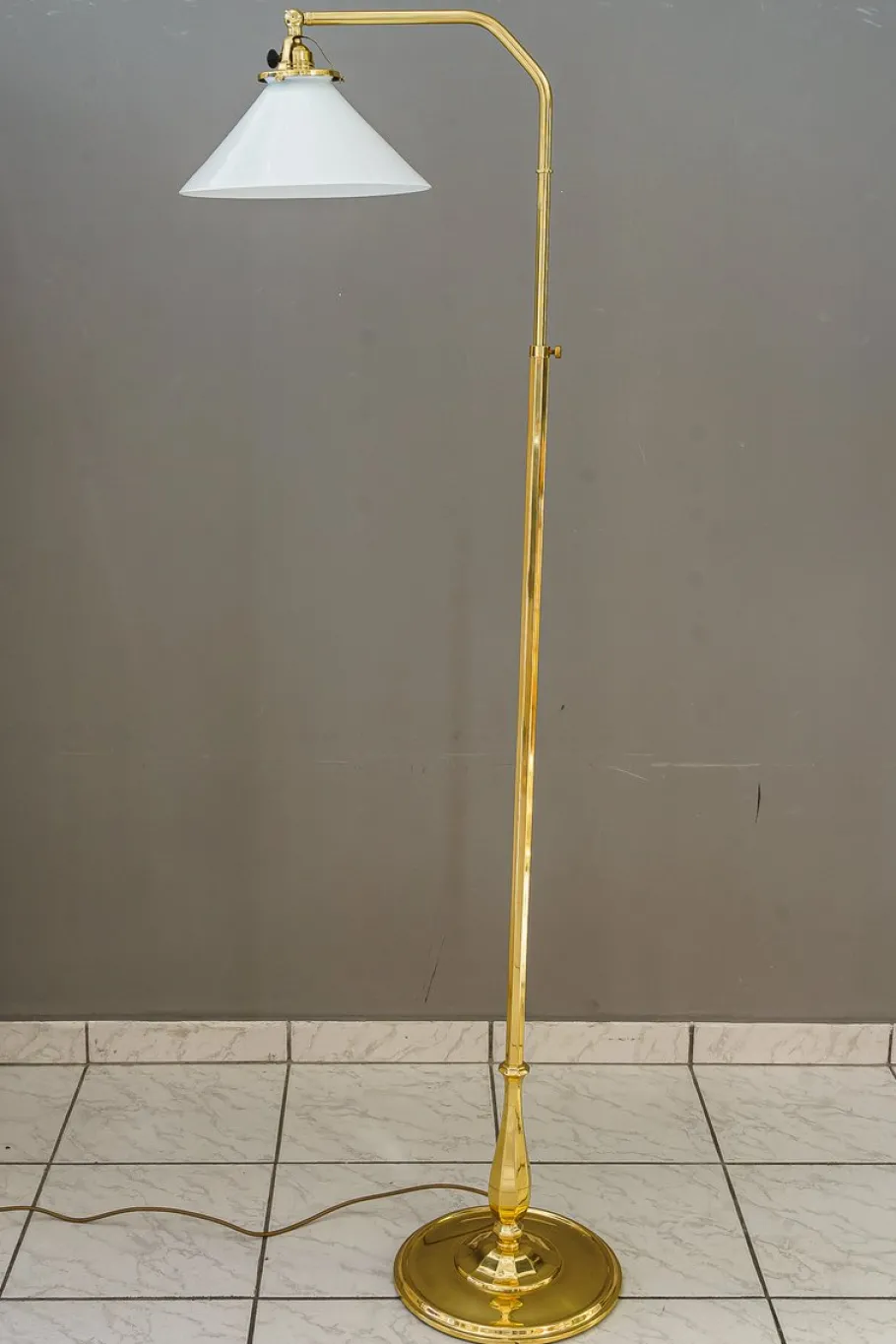 New Pamono Adjustable Art Deco Floor Lamp, 1920s