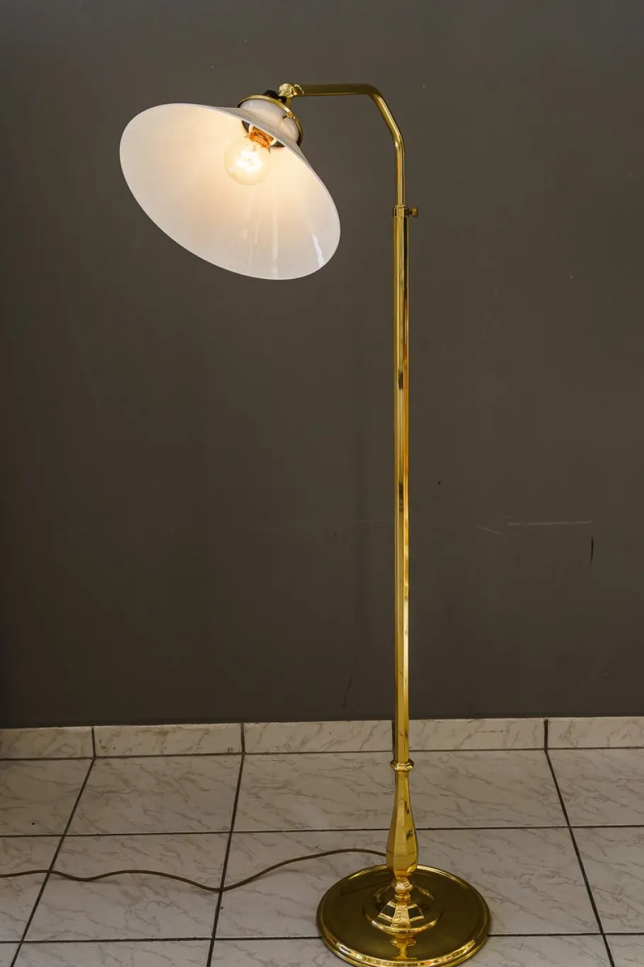 New Pamono Adjustable Art Deco Floor Lamp, 1920s