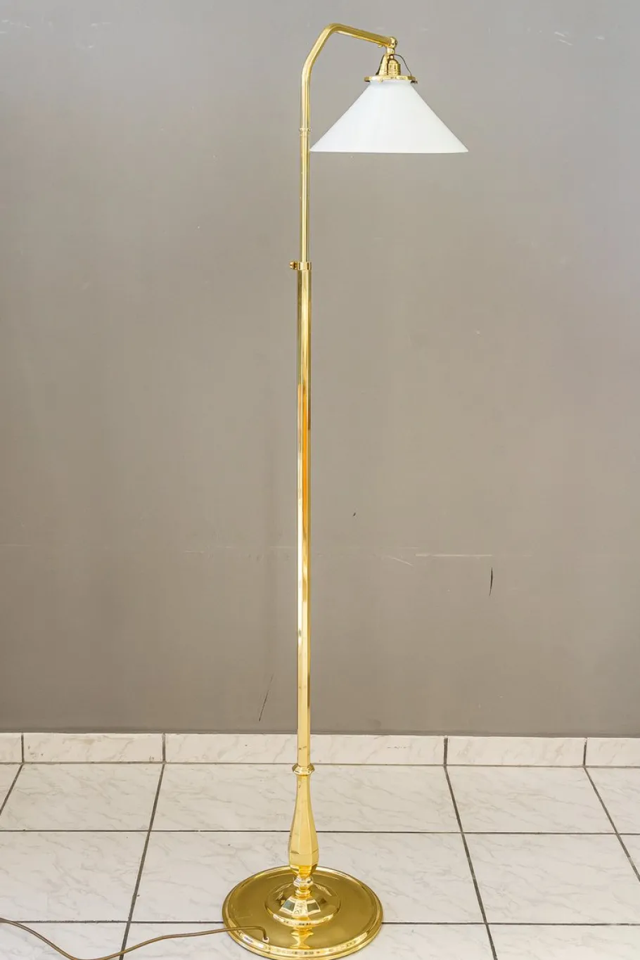 New Pamono Adjustable Art Deco Floor Lamp, 1920s