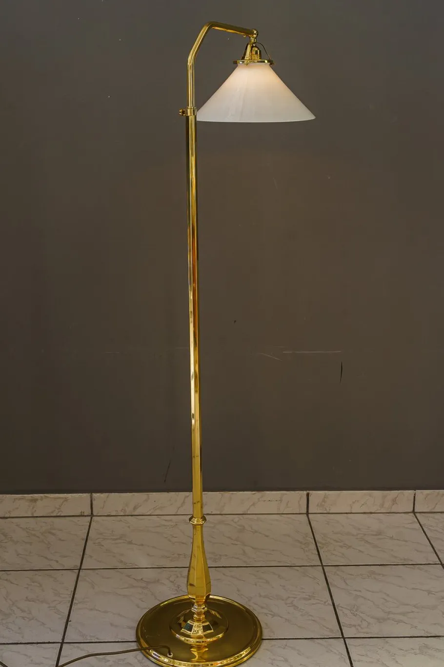 New Pamono Adjustable Art Deco Floor Lamp, 1920s