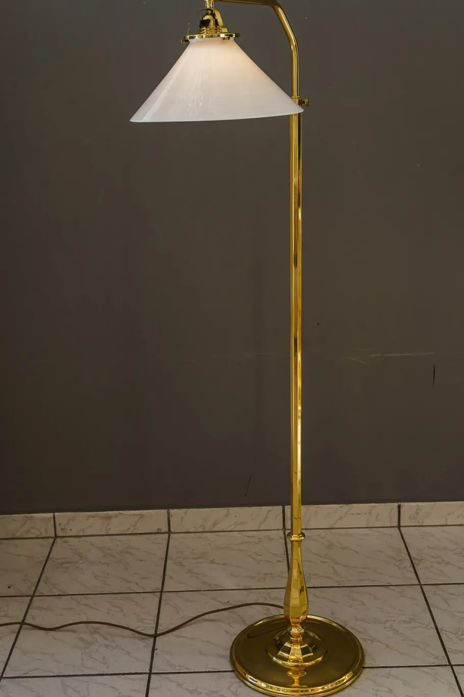 New Pamono Adjustable Art Deco Floor Lamp, 1920s