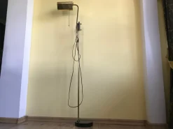 Discount Pamono Adjustable Brass Floor Lamp on Granite Base, 1970s