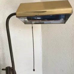 Discount Pamono Adjustable Brass Floor Lamp on Granite Base, 1970s