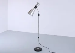 Hot Pamono Adjustable Danish Diabolo Floor Light by Jo Hammerborg for Fog & Mørup, 1960s