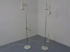 Pamono Adjustable Floor Lamps by Edi Franz for Swiss Lamps, 1960s, Set of 2