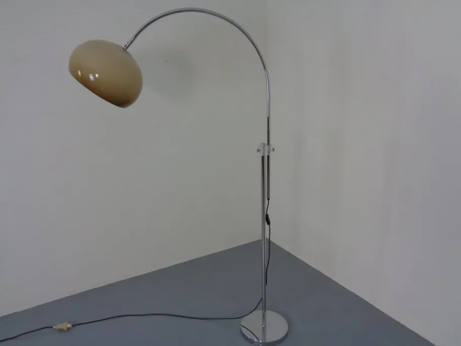 New Pamono Adjustable German Arc Lamp by Koch & Lowy for Omi, 1970s