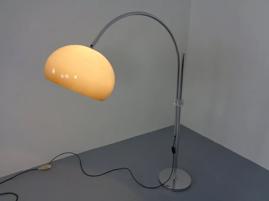New Pamono Adjustable German Arc Lamp by Koch & Lowy for Omi, 1970s