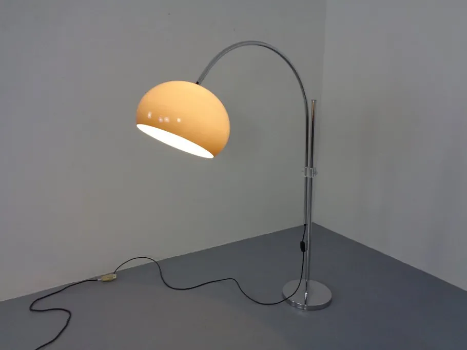 New Pamono Adjustable German Arc Lamp by Koch & Lowy for Omi, 1970s