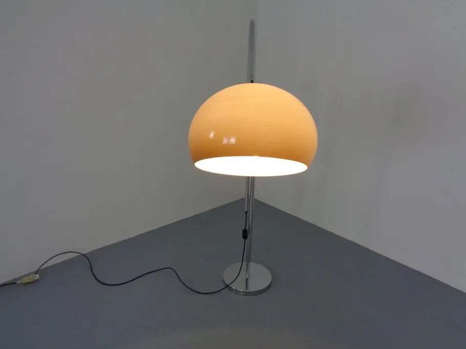 New Pamono Adjustable German Arc Lamp by Koch & Lowy for Omi, 1970s
