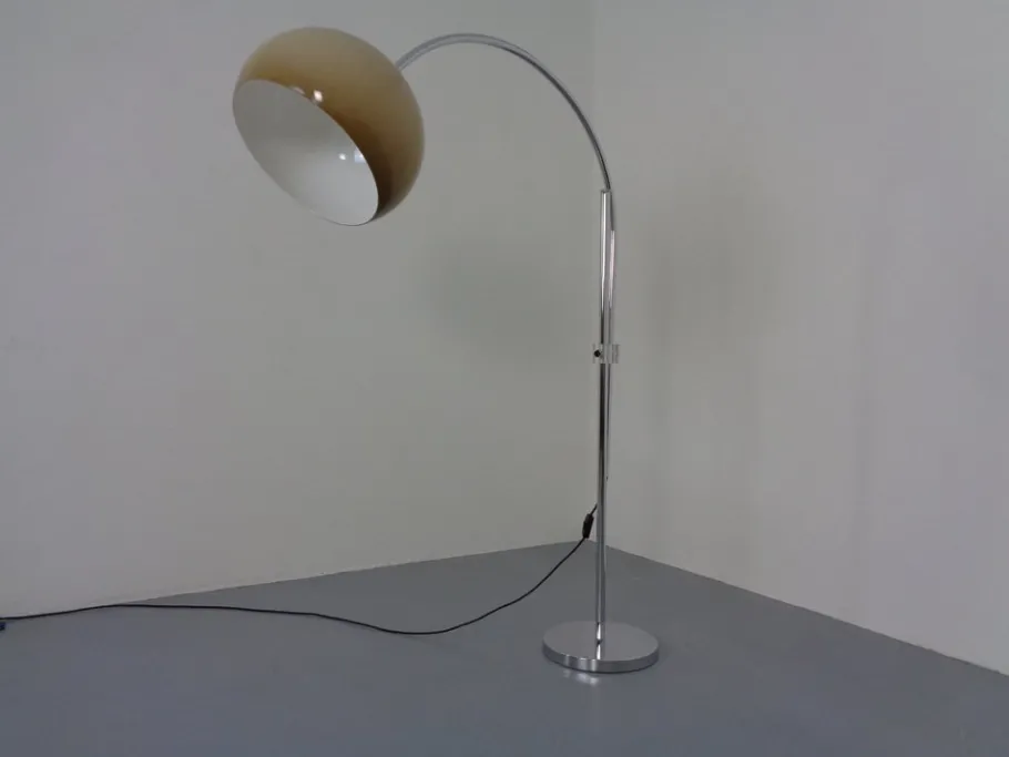 New Pamono Adjustable German Arc Lamp by Koch & Lowy for Omi, 1970s