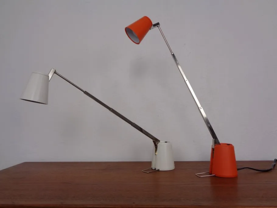 Online Pamono Adjustable Lampette Desk Lamps, Germany, 1960s, Set of 2