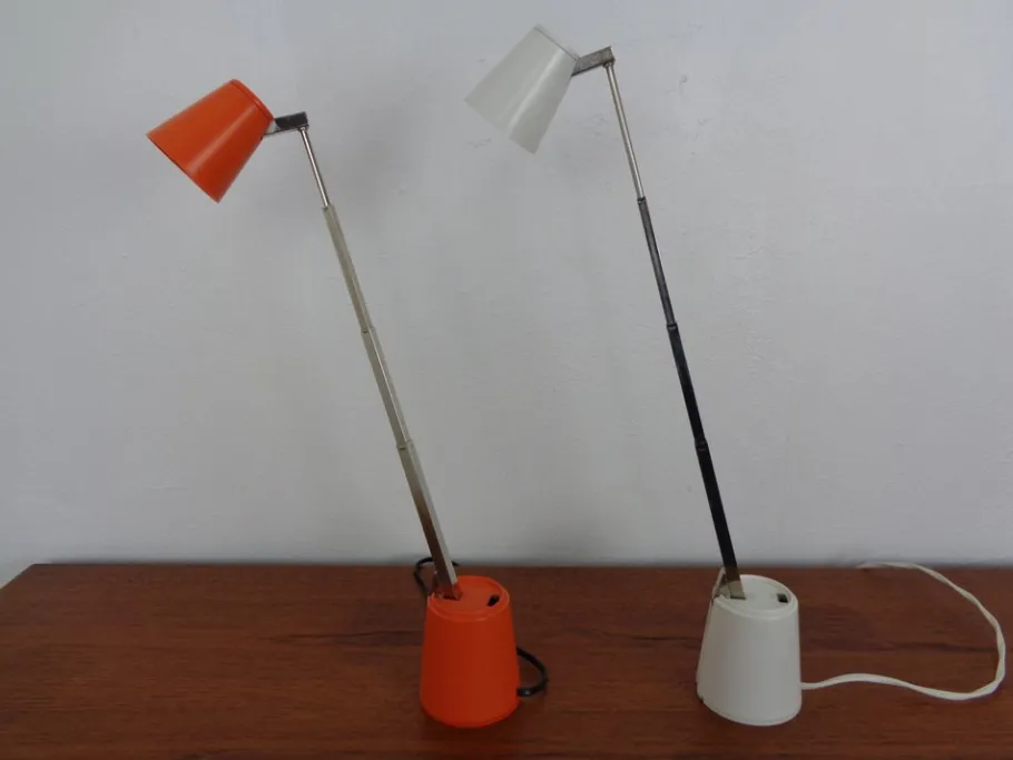 Online Pamono Adjustable Lampette Desk Lamps, Germany, 1960s, Set of 2