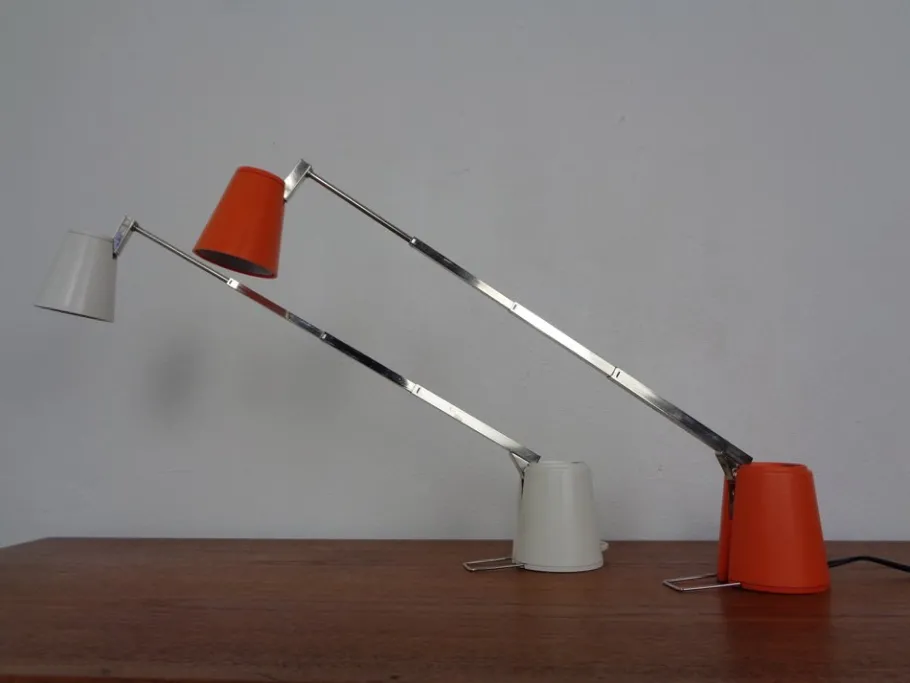 Online Pamono Adjustable Lampette Desk Lamps, Germany, 1960s, Set of 2