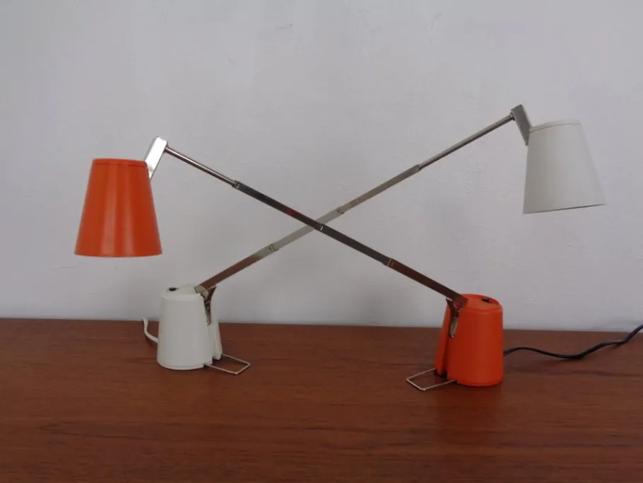 Online Pamono Adjustable Lampette Desk Lamps, Germany, 1960s, Set of 2