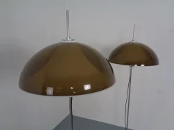 Discount Pamono Adjustable Metal and Plastic Floor Lamps from Gepo, 1960s, Set of 2