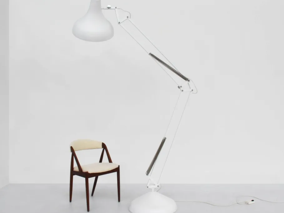 Clearance Pamono Adjustable Mod. MAX Floor Lamp in the style of George Carwardine, Switzerland, 1970s