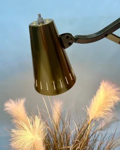 Sale Pamono Adjustable Scissor Wall Lamp in Brass Metal from Pfäffle, West Germany, 1960s