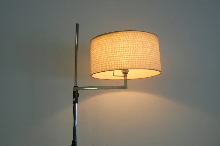 Online Pamono Adjustable Shade Floor Lamp from Hillebrand, 1960s