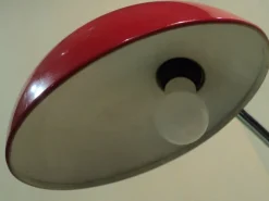 Clearance Pamono Adjustable Steel and Enamel Table Lamp from Seminara Torino, 1950s