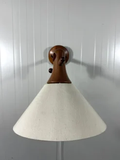 Sale Pamono Adjustable Teak Wall Lamp from Dyrlund, Denmark, 1960s