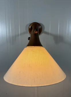 Sale Pamono Adjustable Teak Wall Lamp from Dyrlund, Denmark, 1960s