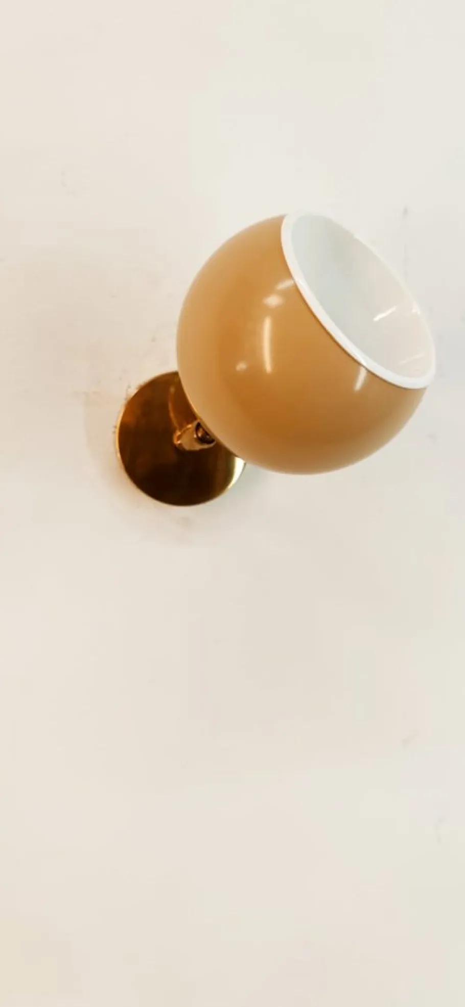 Online Pamono Adjustable Wall Light with Cream-Colored Metal Dome