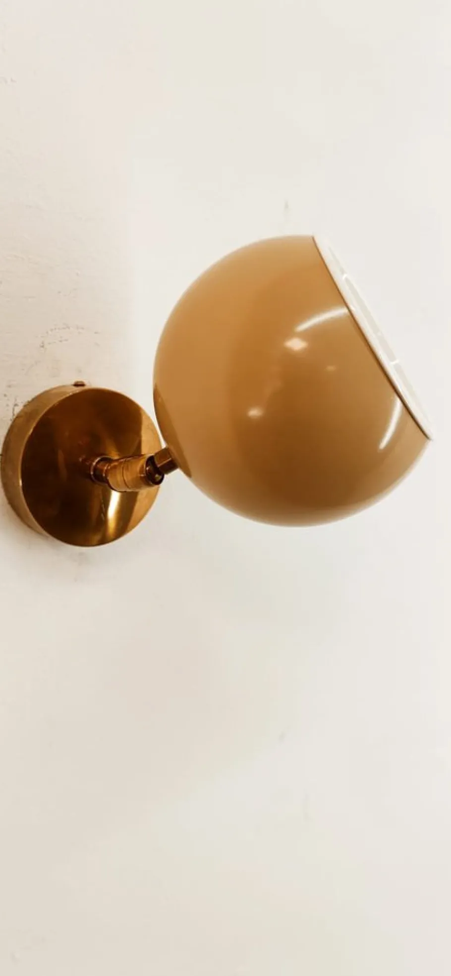 Online Pamono Adjustable Wall Light with Cream-Colored Metal Dome
