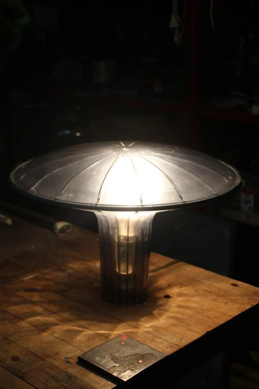 Best Pamono Agaricon Touch Switch Table Lamp by Ross Lovegrove for Luceplan, 2001
