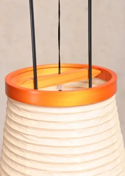 Hot Pamono Akari Model 14a Light Sculpture in Washi Paper and Bamboo by Isamu Noguchi