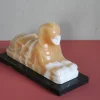 Discount Pamono Alabaster and Marble Sphynx Lamp, 1930s
