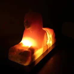 Discount Pamono Alabaster and Marble Sphynx Lamp, 1930s