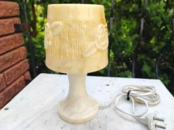 New Pamono Alabaster Study Lamp, 1970s